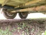 Trailer Chassis with Axle Condition