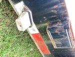 Trailer Chassis with License Plate Light Functional