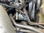 Engine with A/C Compressor