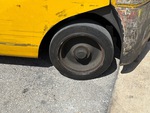 Chassis Lift with Left Rear Tire