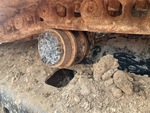Undercarriage with Left Carrier Rollers