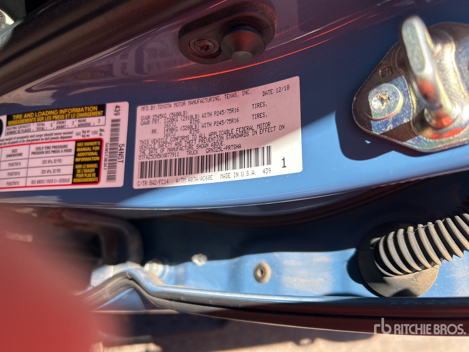 Photo of a 2019 Toyota TACOMA