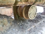Undercarriage with Right Carrier Rollers