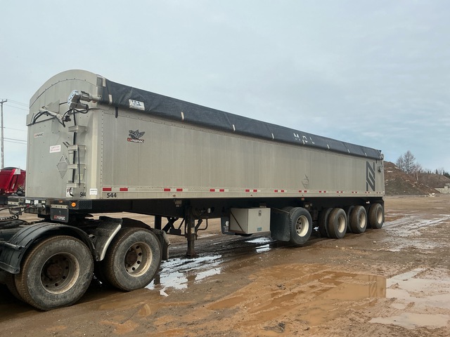 2012 Manac 44 ft Quad/A Aluminum End Dump Trailer