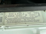 General Appearance with Frame Stamp Serial Number/VIN Photo
