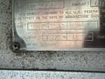 General Appearance with Numéro de série/Numéro d'identification du véhicule automobile