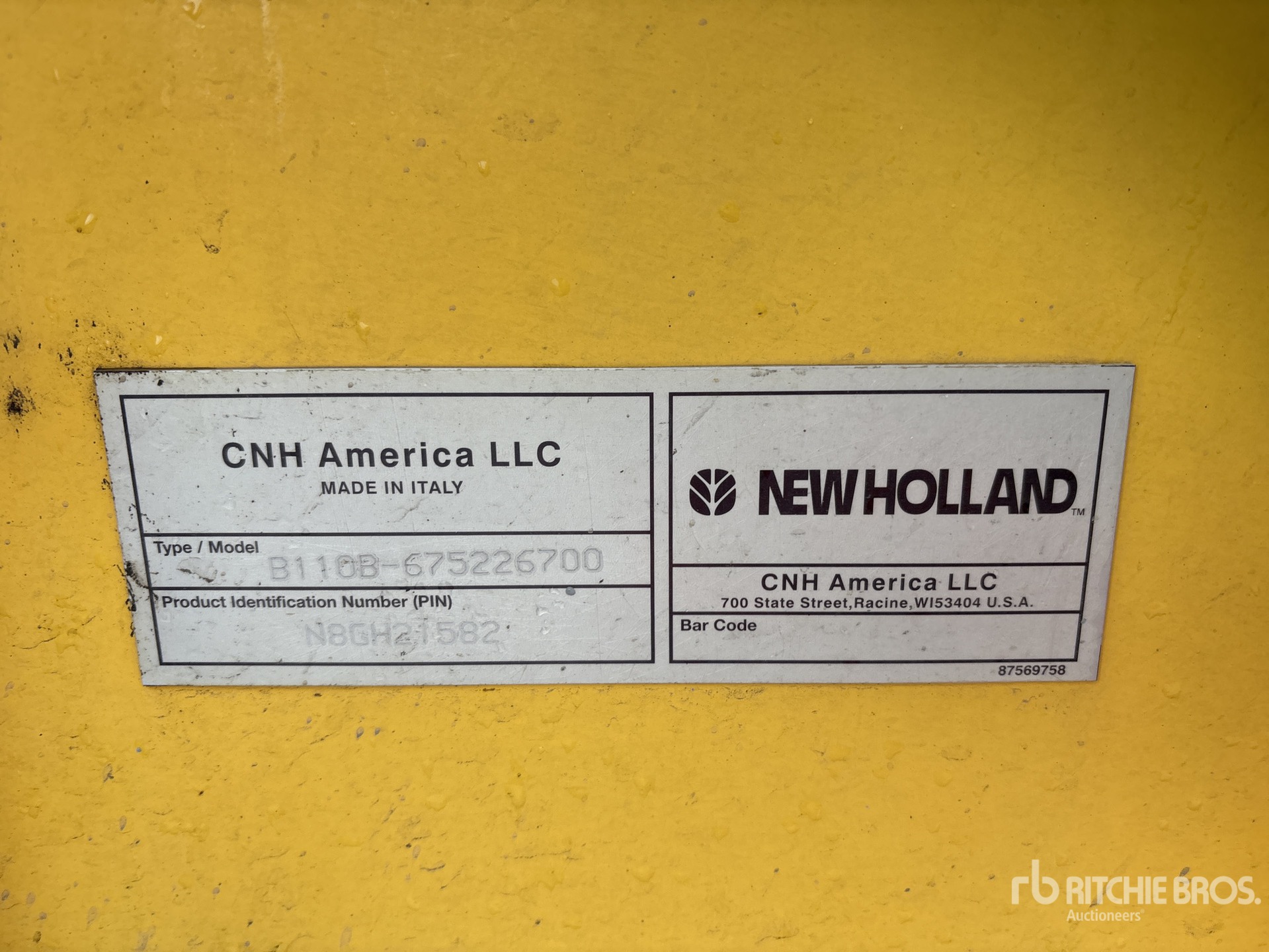 Photo of a 2008 New Holland B110B