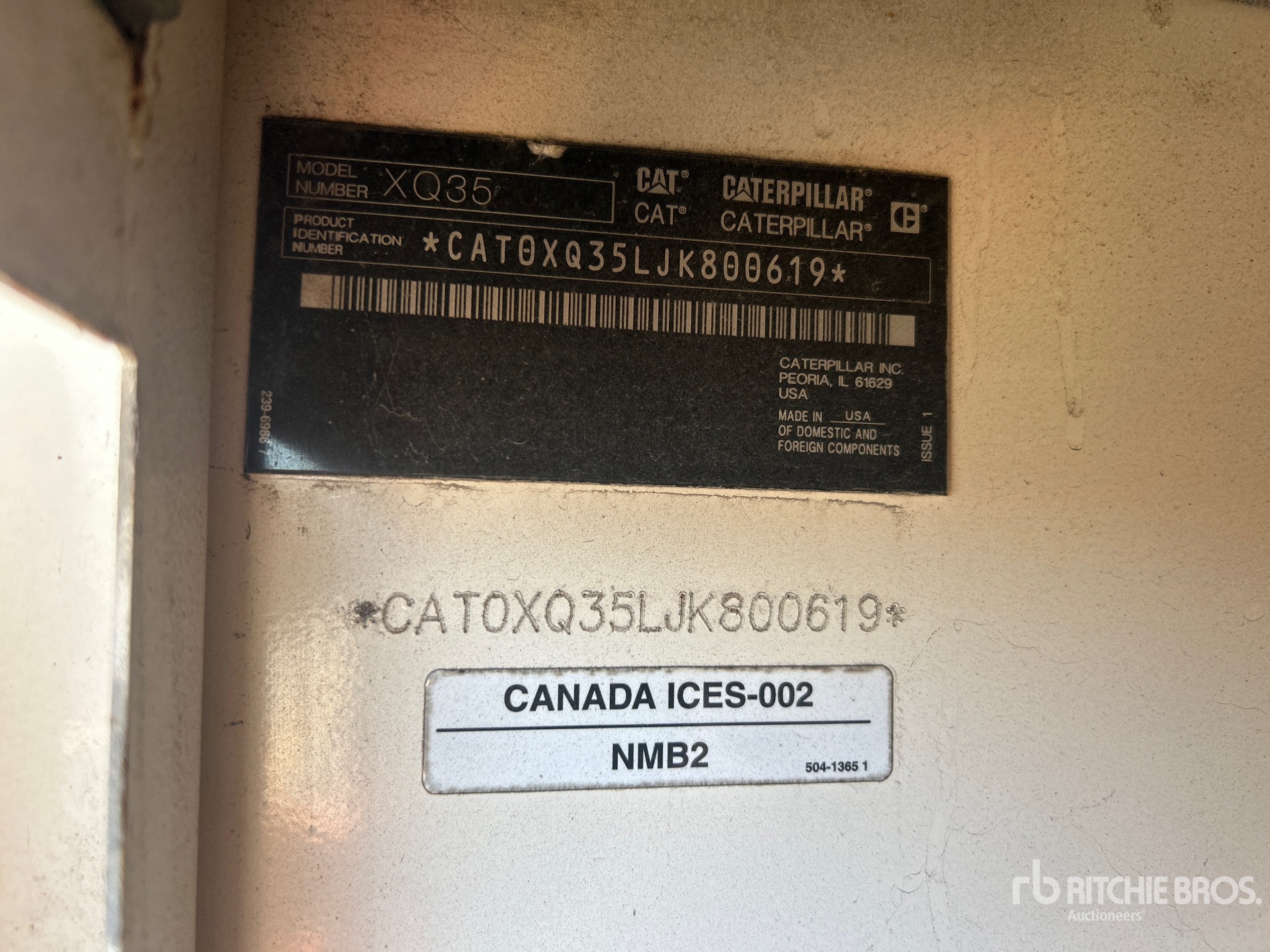 Photo of a 2020 Caterpillar XQ35BM