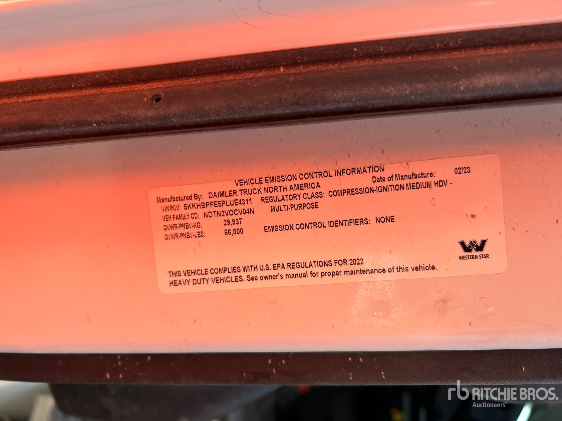 Photo of a 2023 Western Star 47X