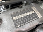 Engine with Emission Label