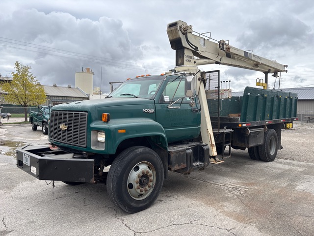 1996 National 400A 10 ton Straight Boom on 1996 GMC Topkick 4x2 Boom Truck