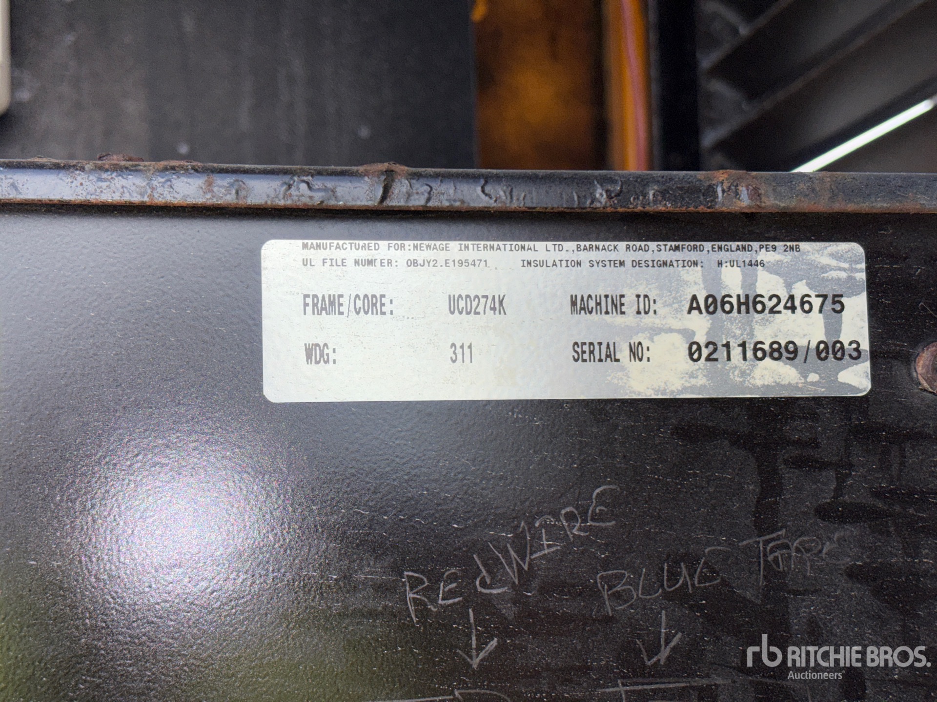 General Appearance with Unit Serial Number