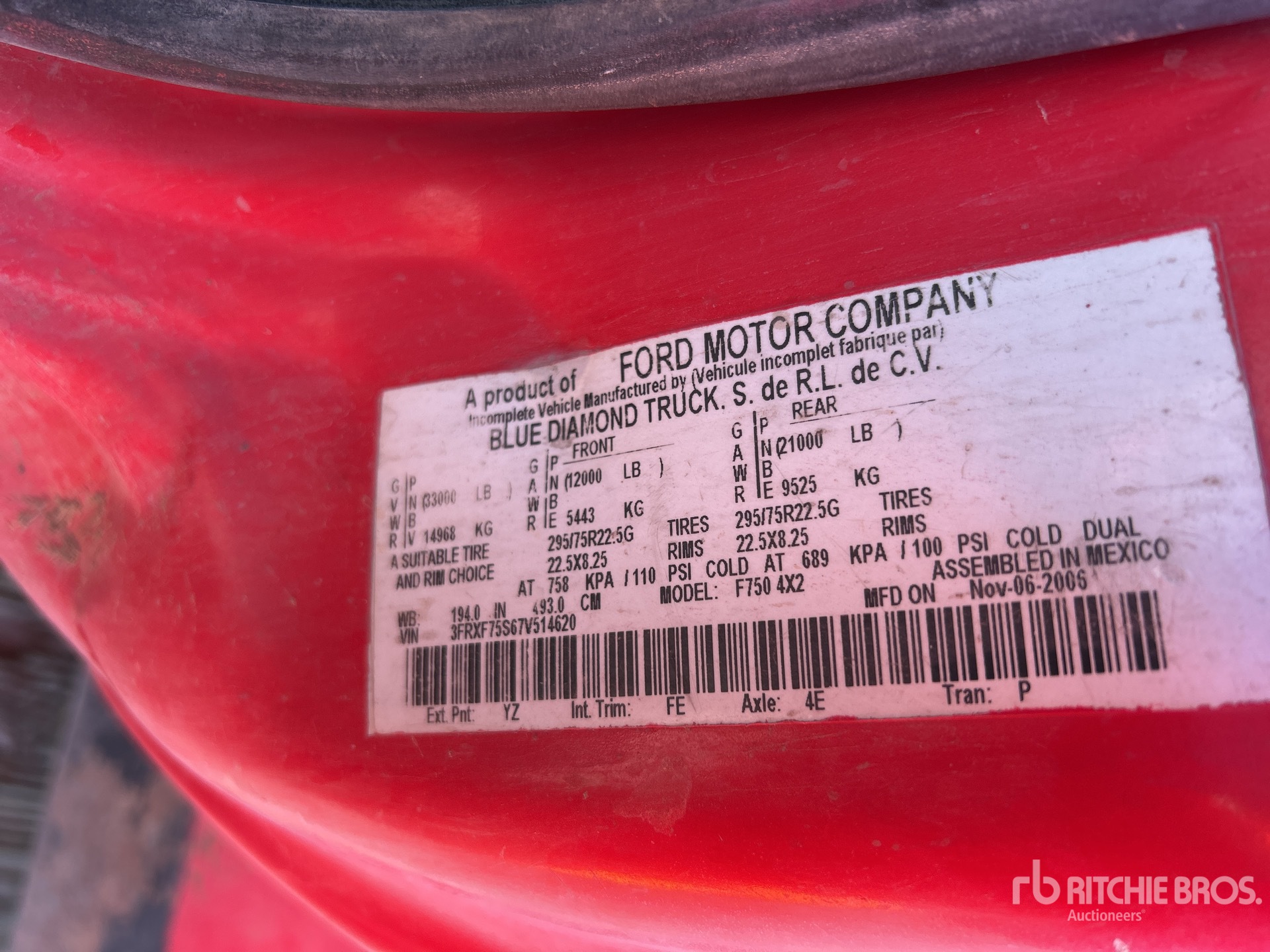 Photo of a 2007 Ford F-750