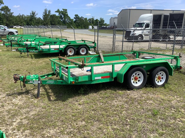2014 Anderson UTT612SPECIAL 12 ft T/A Utility Trailer
