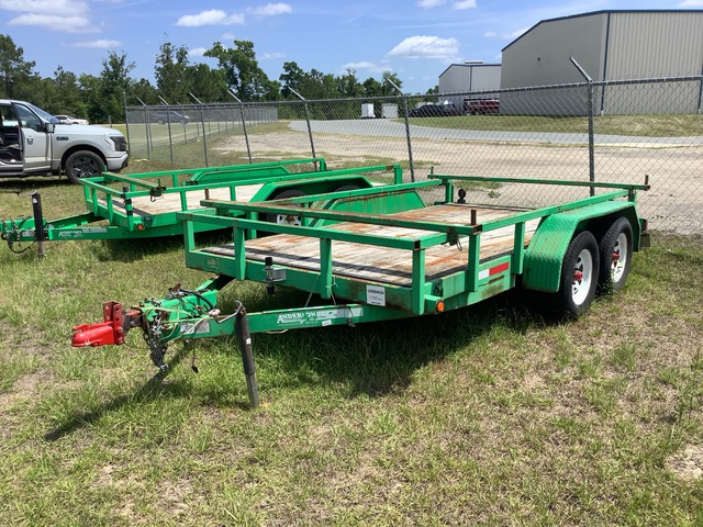 2016 Anderson UTT612SPECIAL 12 ft T/A Utility Trailer