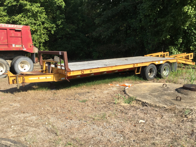 1994 CZ ENGINEERING CZ20KT T/A Equipment Trailer 1994 CZ ENGINEERING CZ20KT T/A Equipment Trailer