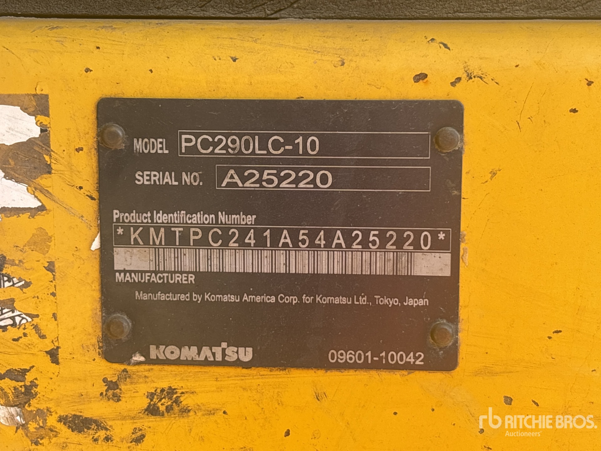 Photo of a 2013 Komatsu PC290LC-10