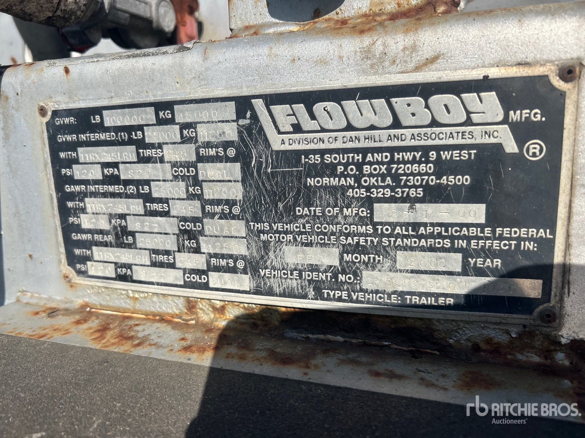 Photo of a 2000 Flowboy CB4000