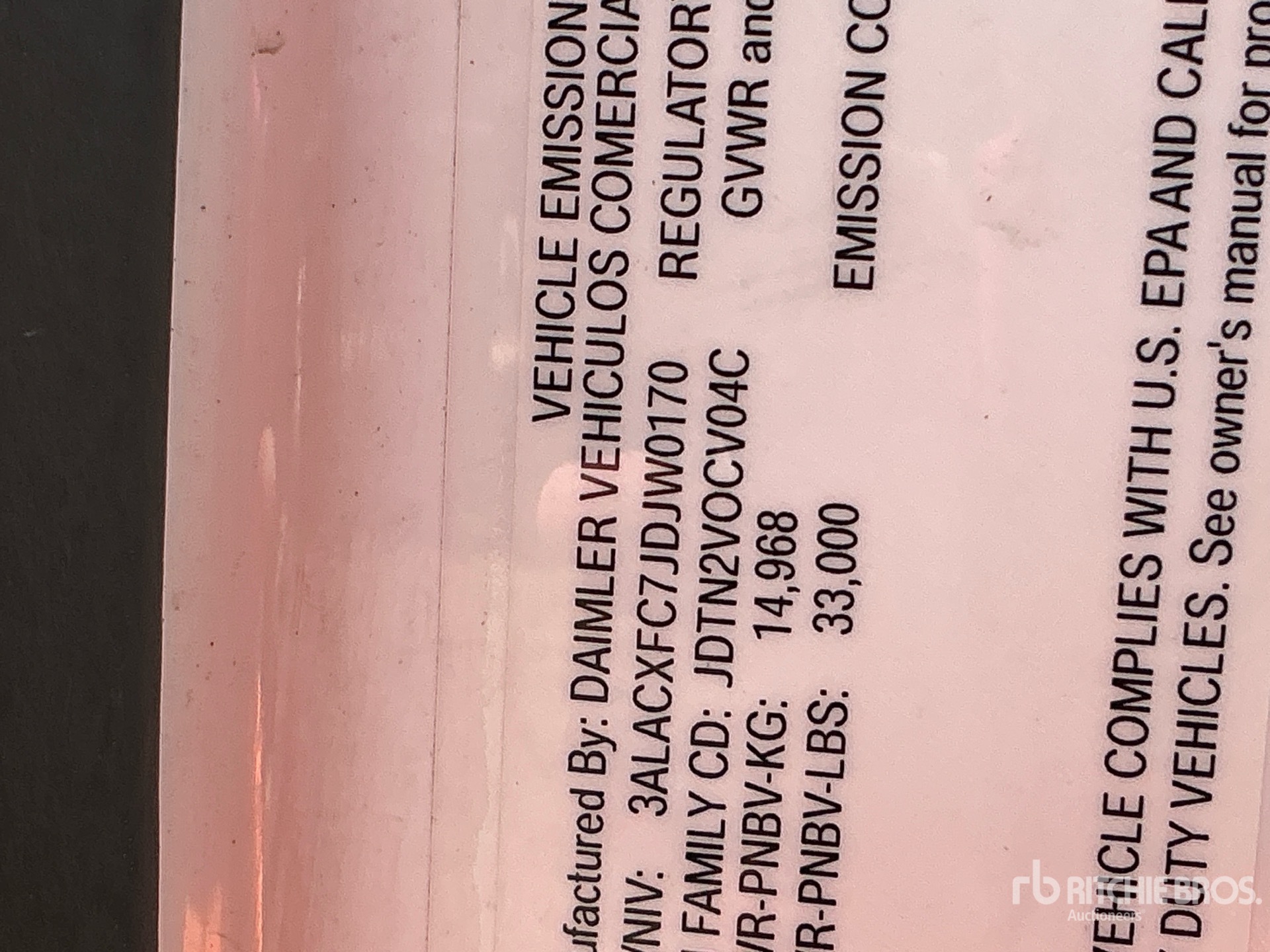 Photo of a 2018 Freightliner M2 106