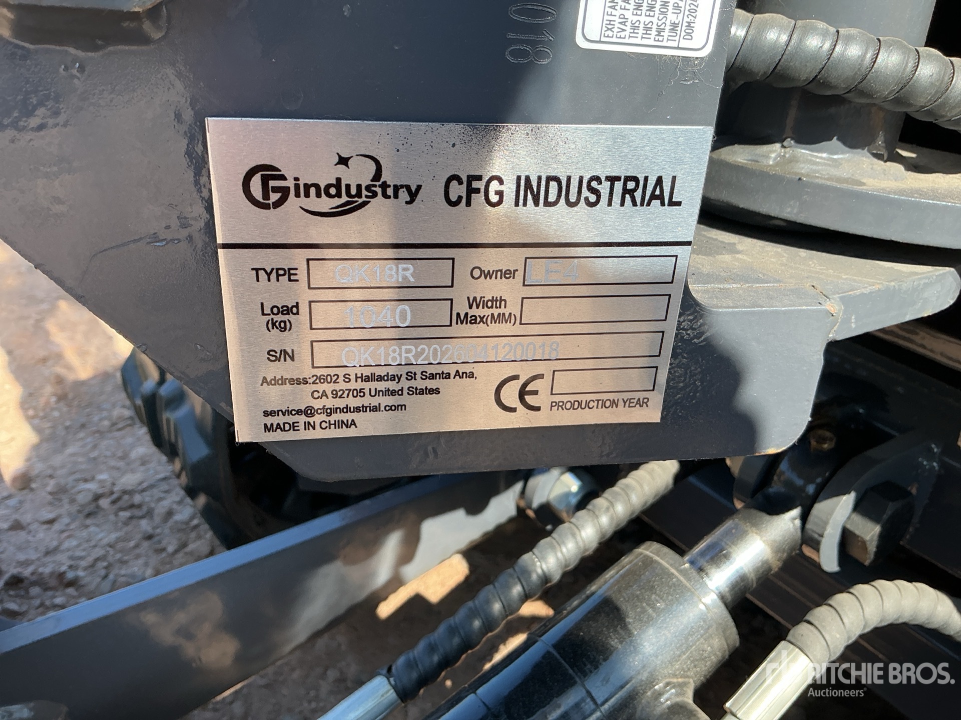 2026 CFG QK18R