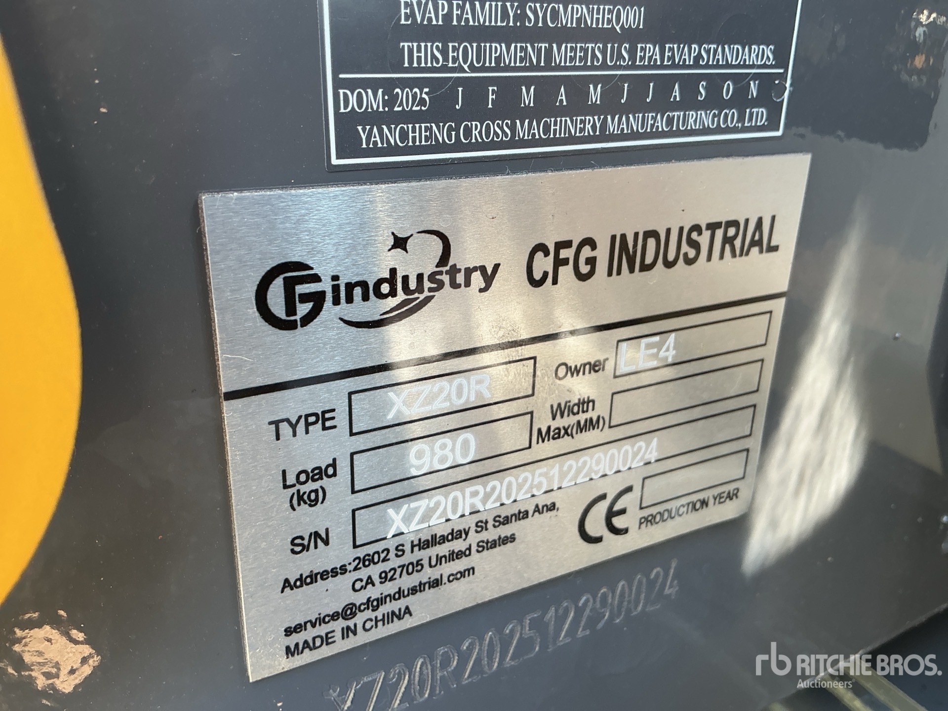 2026 CFG XZ20R