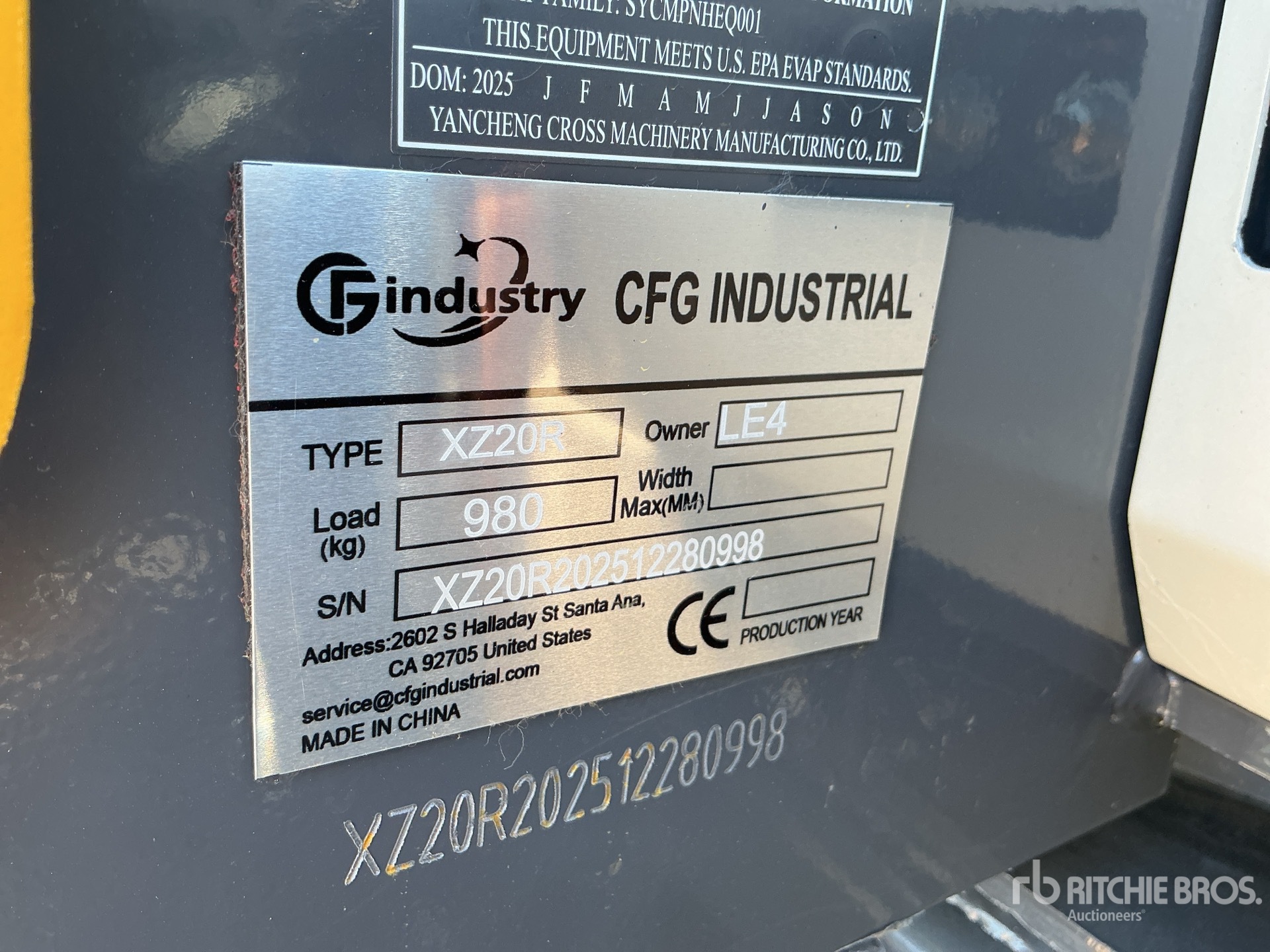 2026 CFG XZ20R