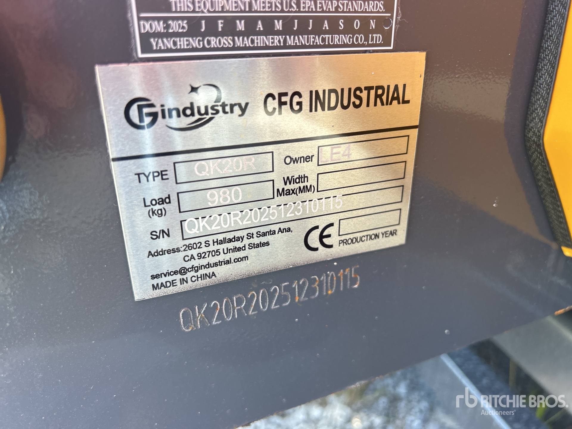 2026 CFG QK20R