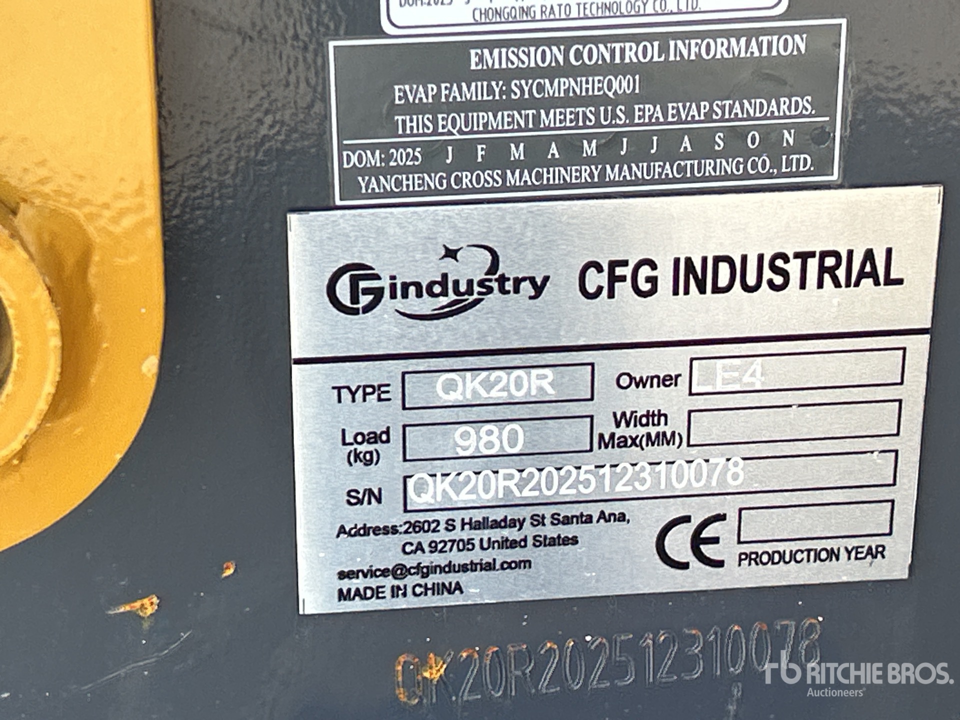 2026 CFG QK20R