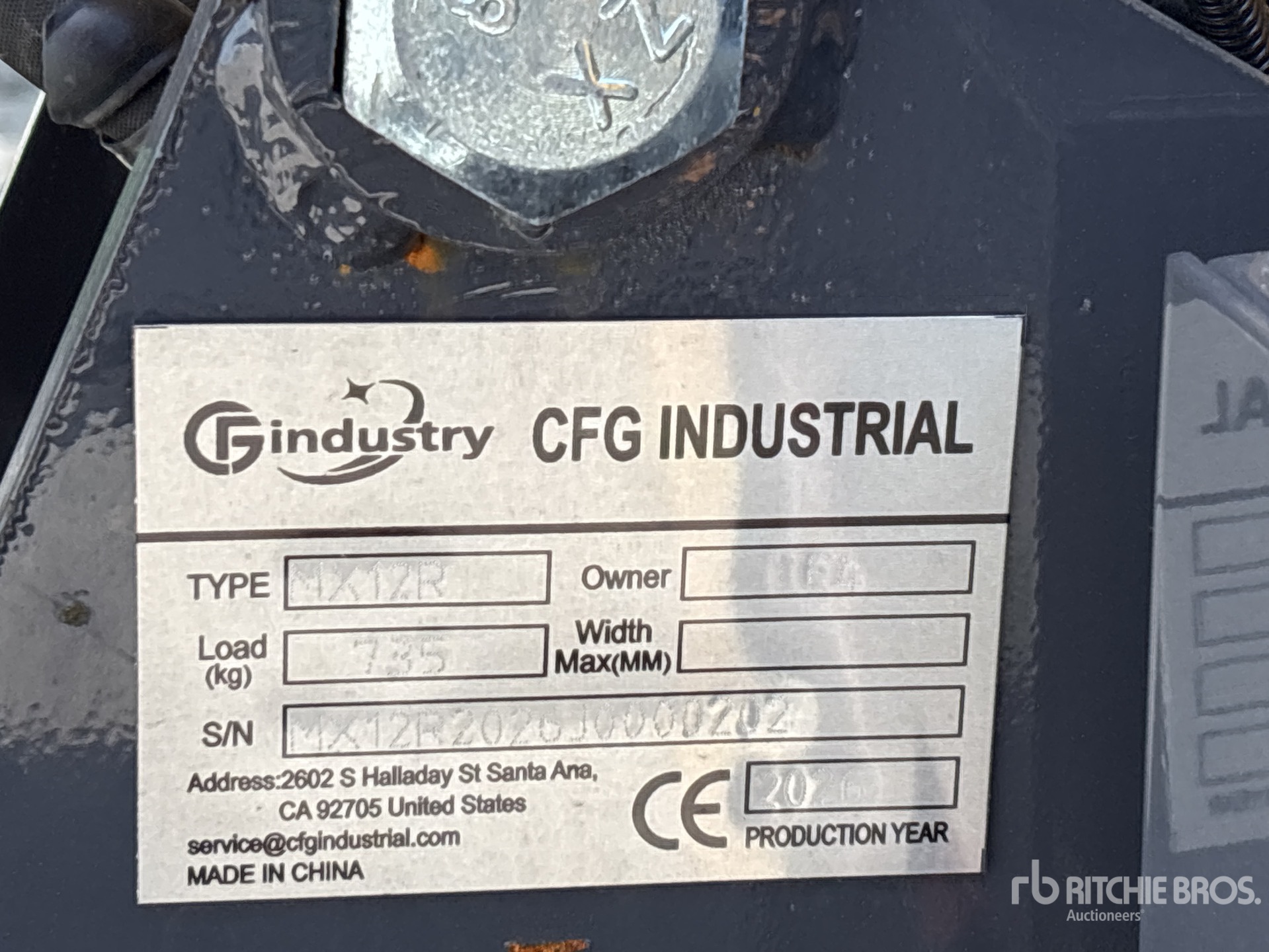 2026 CFG MX12R
