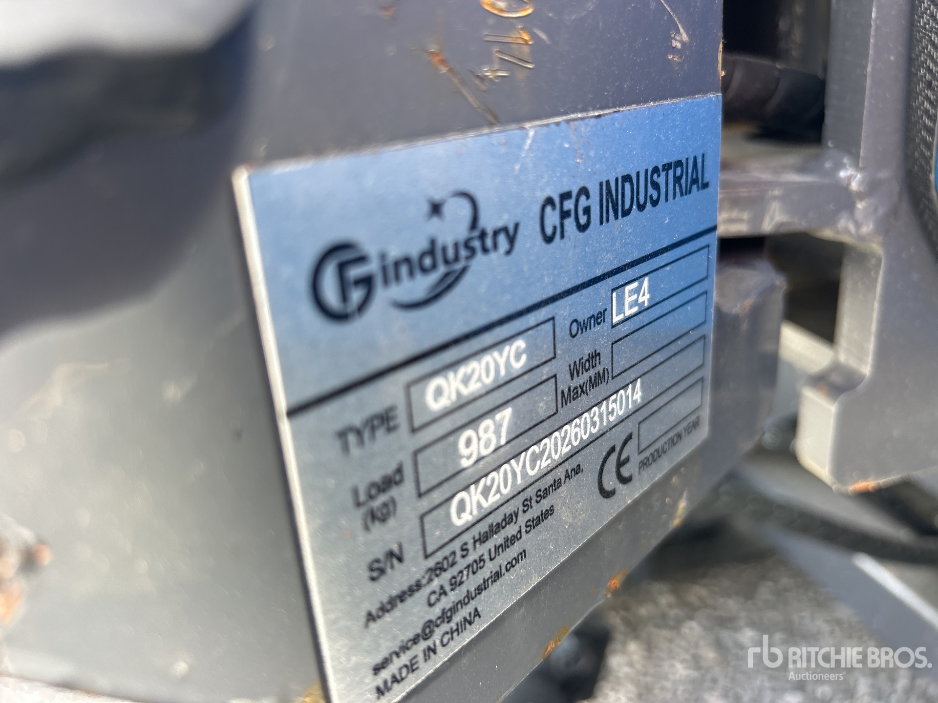 2026 CFG QK20Y-C