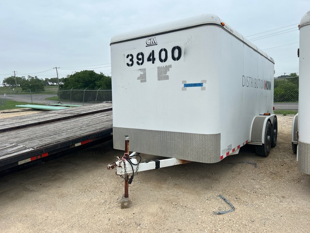 2012 CM 16 ft T/A Enclosed Trailer