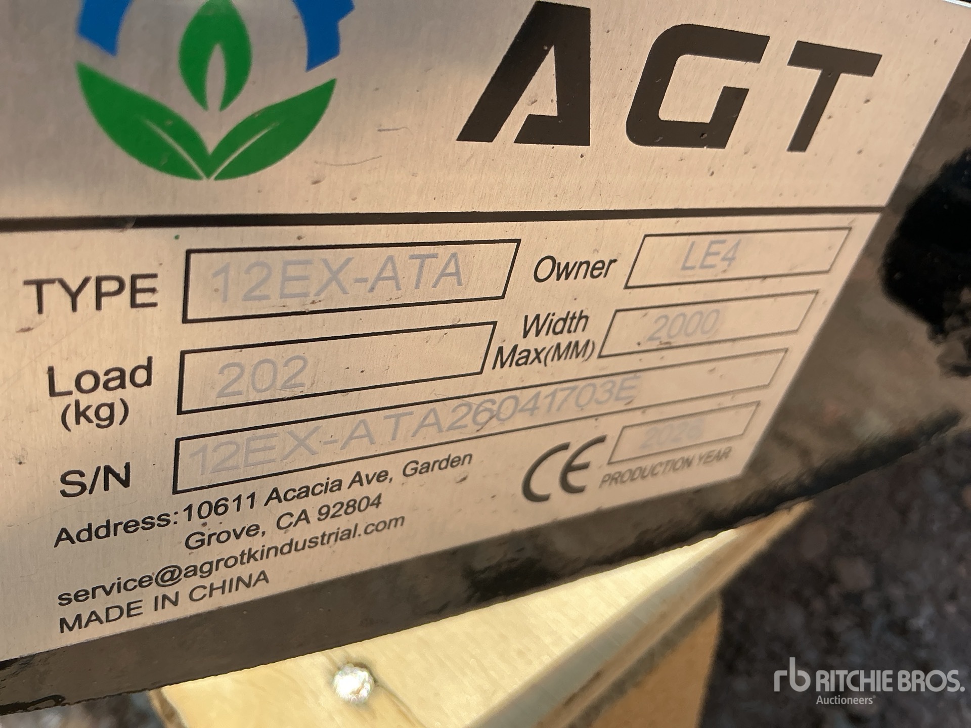 2026 AGT 12EX-ATA
