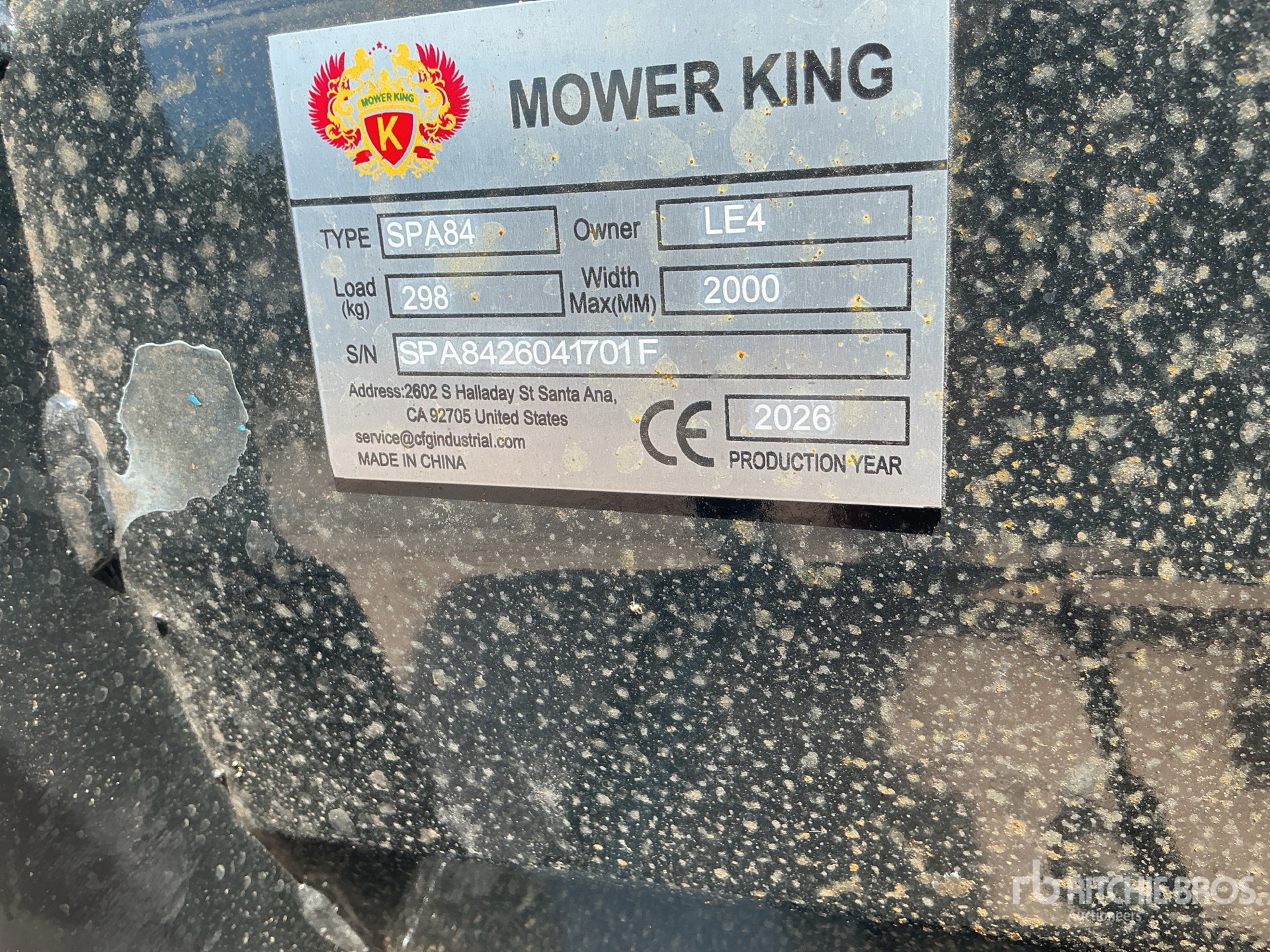 2026 Mower King SPA84