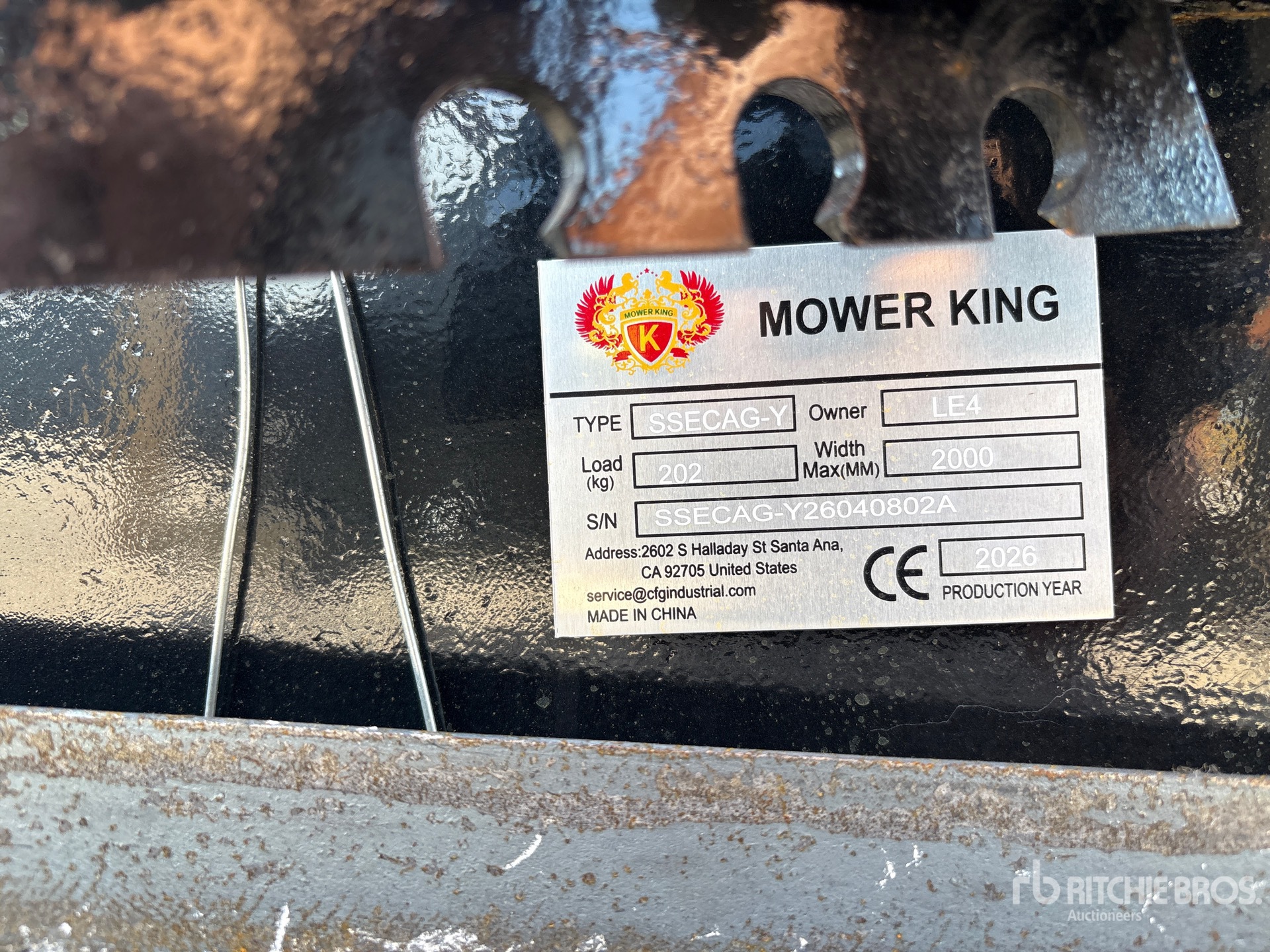 Photo of a 2026 Mower King SSECAG-Y