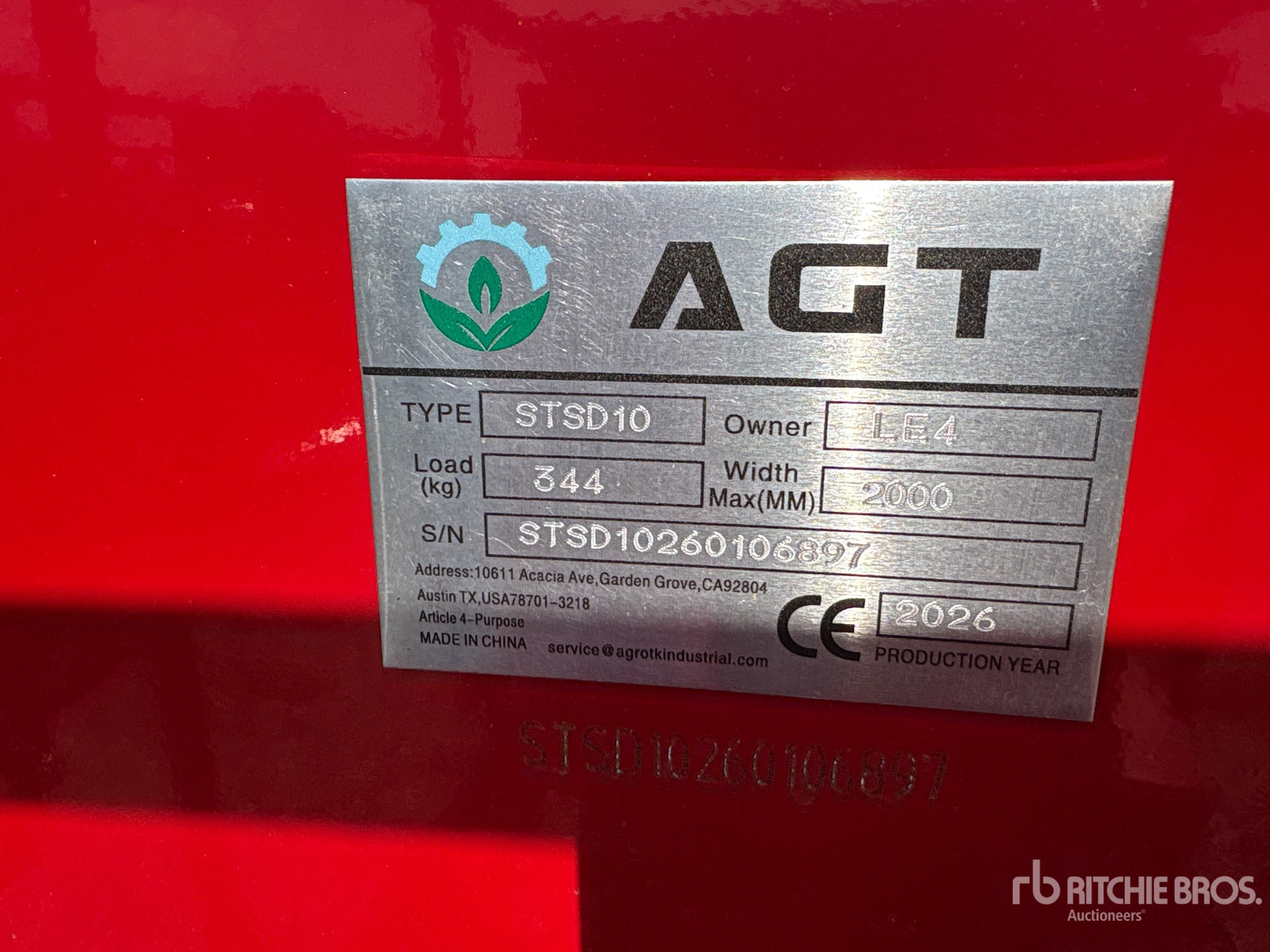 Photo of a 2026 AGT STSD10