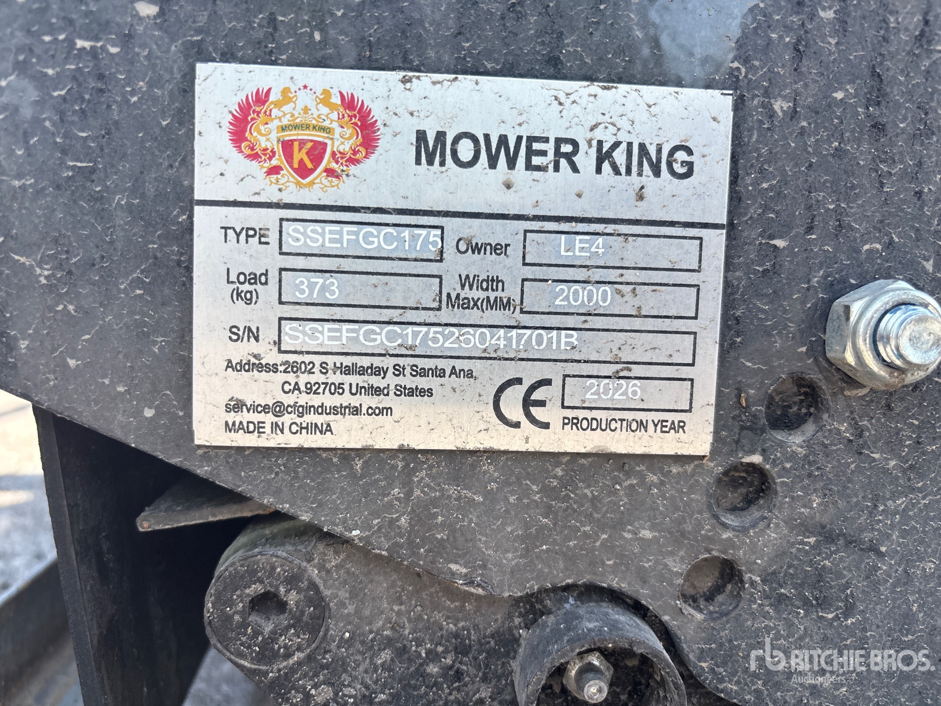 2026 Mower King SSEFGC175
