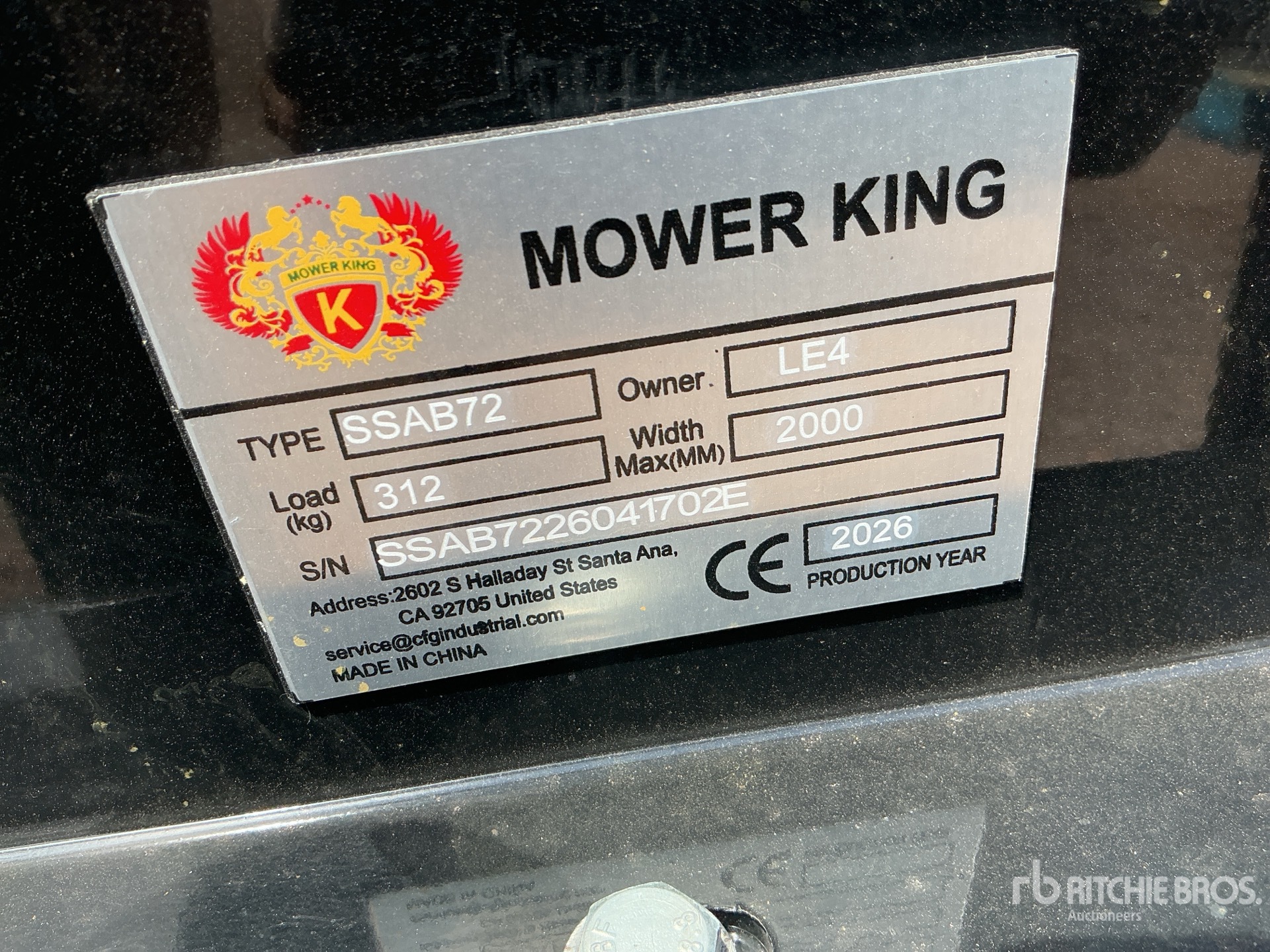 2026 Mower King SSAB72