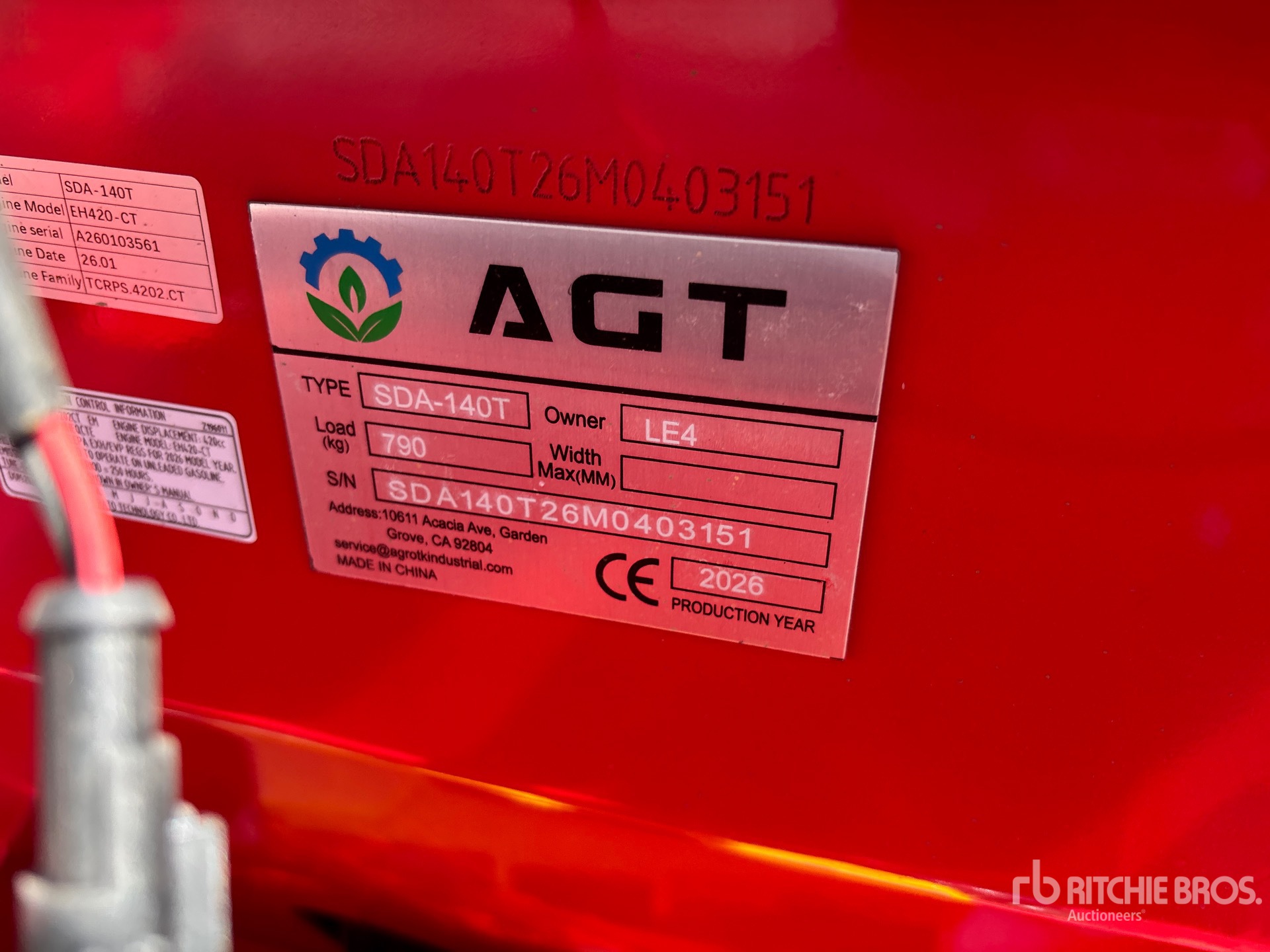 2026 AGT SDA140T