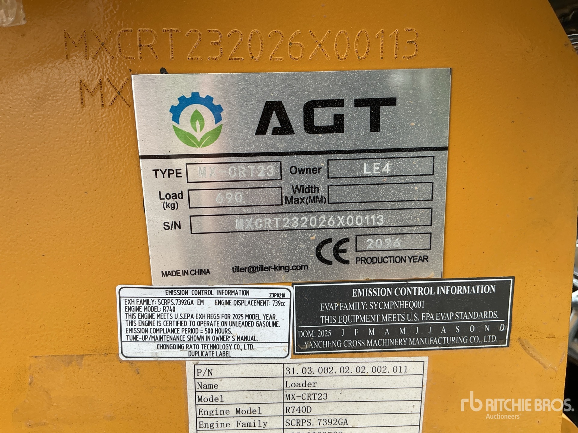 2026 AGT MX-CRT23