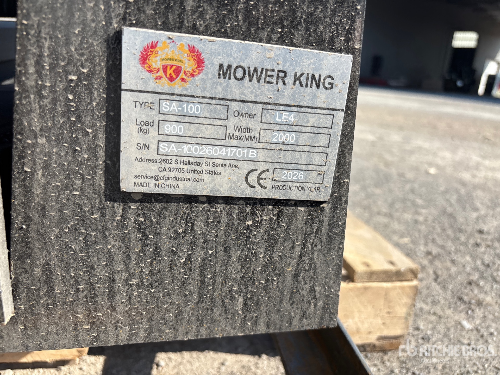 2026 Mower King SA-100