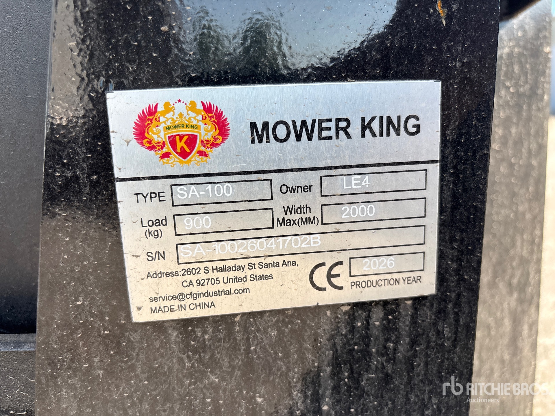 2026 Mower King SA-100