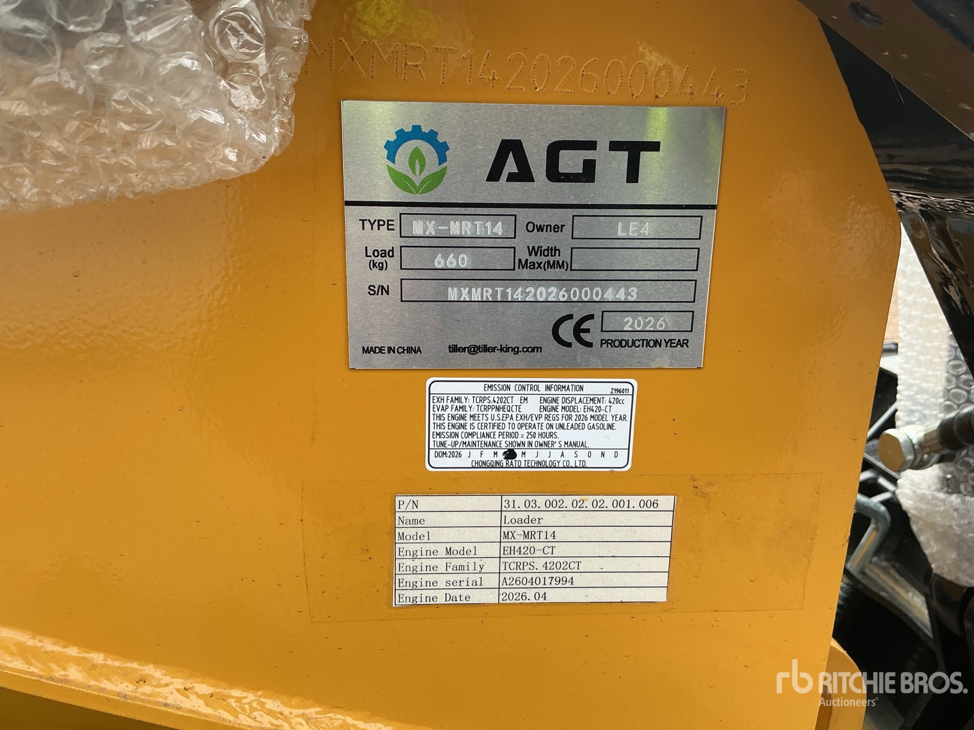 2026 AGT MX-MRT14