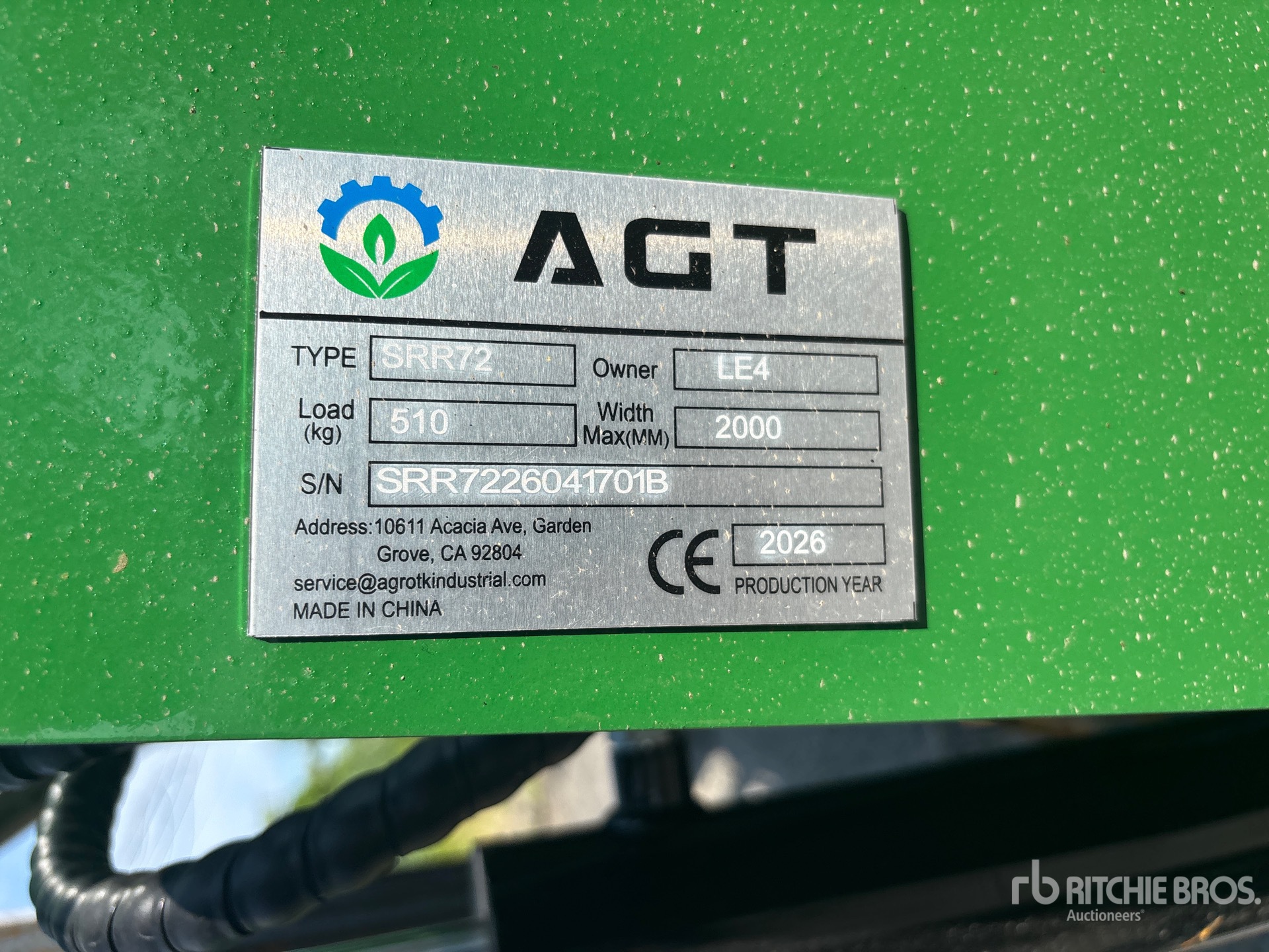 2026 AGT SRR72