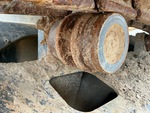 Undercarriage with Left Carrier Rollers