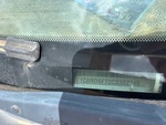 General Appearance with Frame Stamp Serial Number/VIN Photo