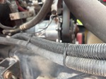 Engine with A/C Compressor