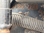 General Appearance with Frame Stamp Serial Number/VIN Photo