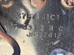 General Appearance with Frame Stamp Serial Number/VIN Photo