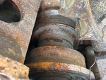 Undercarriage with Left Track Rollers