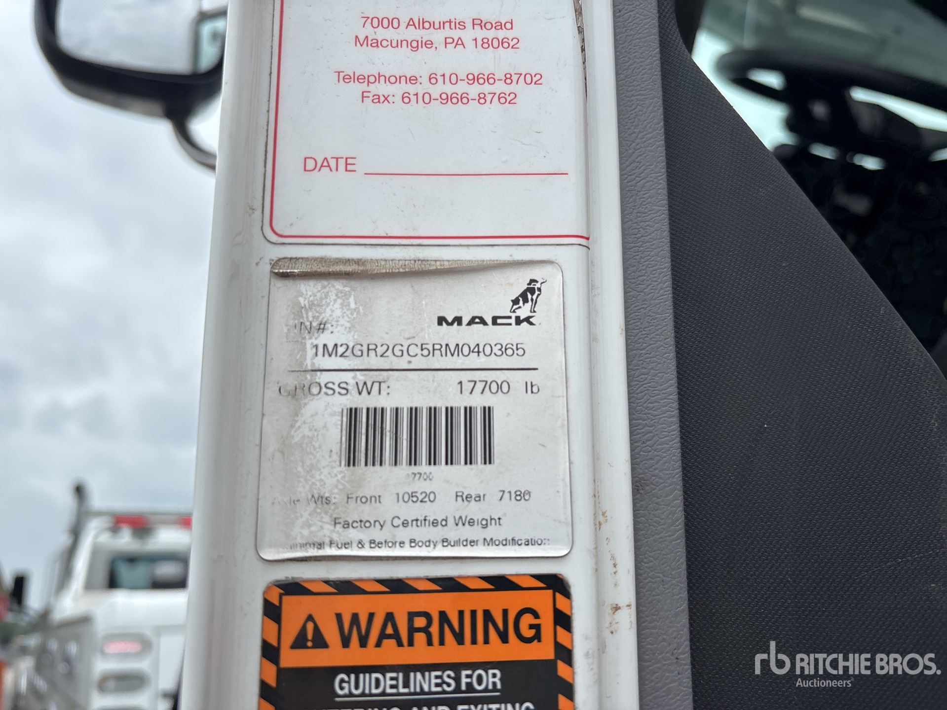 Photo of a 2024 Mack GR64B